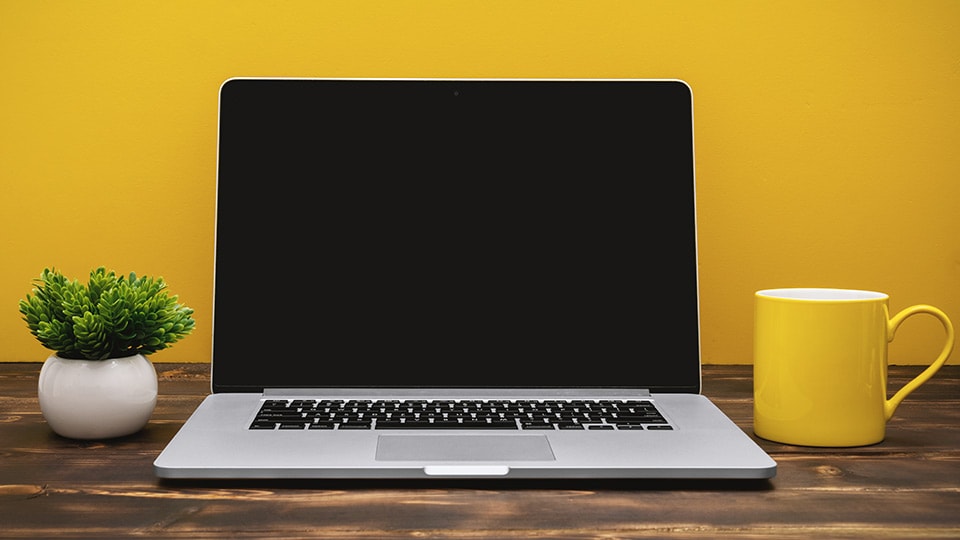 Laptop on a desk Laptop on a desk