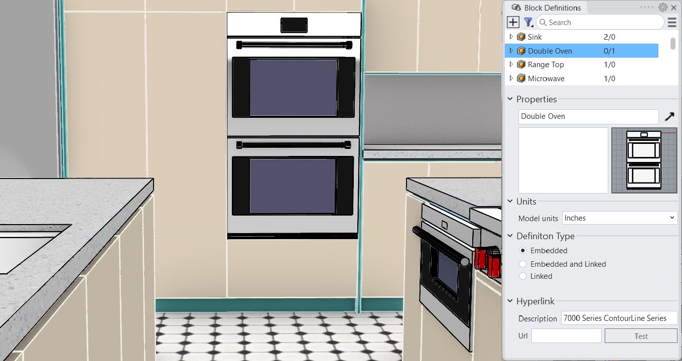 &ldquo;Block Sink Properties&rdquo;