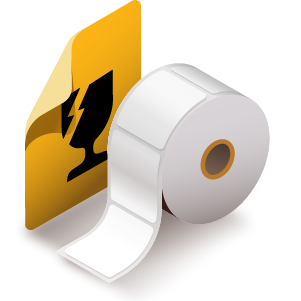 UPS supplies labels stickers